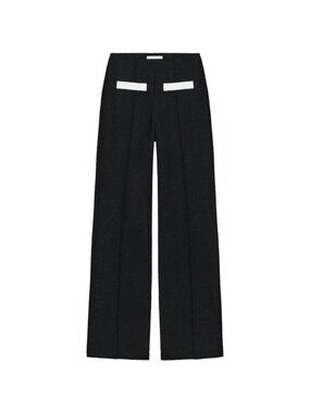 CONTRAST BOUCLÉ PANTS (MATCHING JACKET IN SECOND POST)